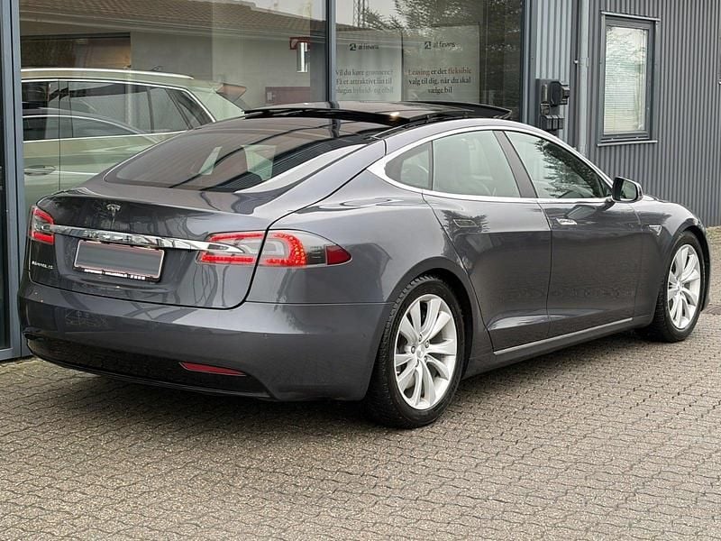 Brugt Tesla Model S 55 kW (75 HK) 2016 Gråmetal Hatchback
