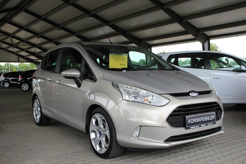 Champagnemetal Brugt 2014 Ford B-MAX Titanium MPV | 66.800 kr. (God pris) - Billede 1/4