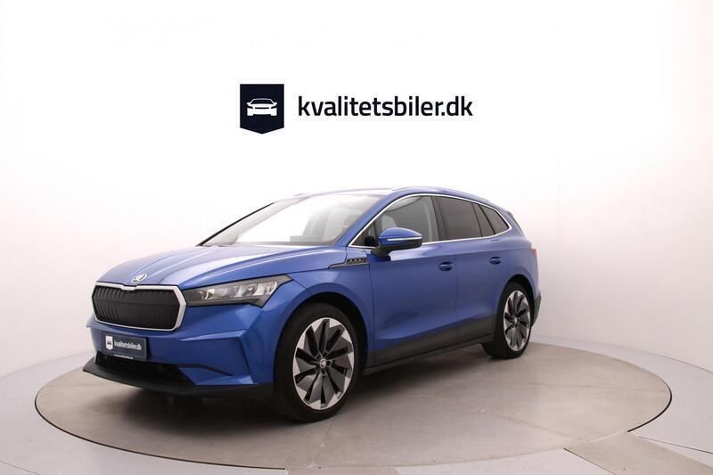 Blåmetal Brugt 2022 Skoda Enyaq iV Loft SUV | 244.900 kr. (Super pris) - Billede 1/4