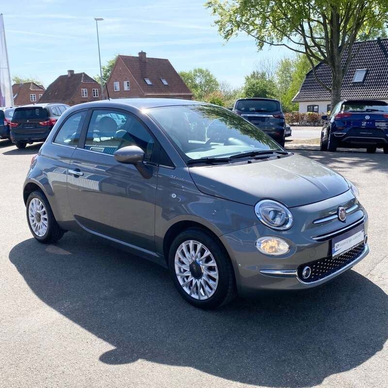 Gråmetal Brugt 2021 Fiat 500 Dolcevita | 129.900 kr. (Fair pris) - Billede 1/4