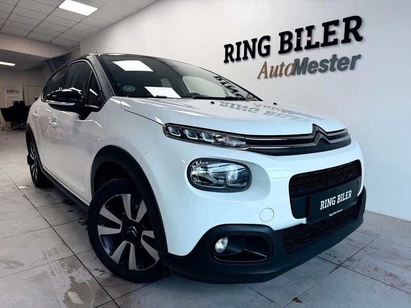 Brugt Citroën C3 100 HK (73 kW) 2020 Hvid Hatchback