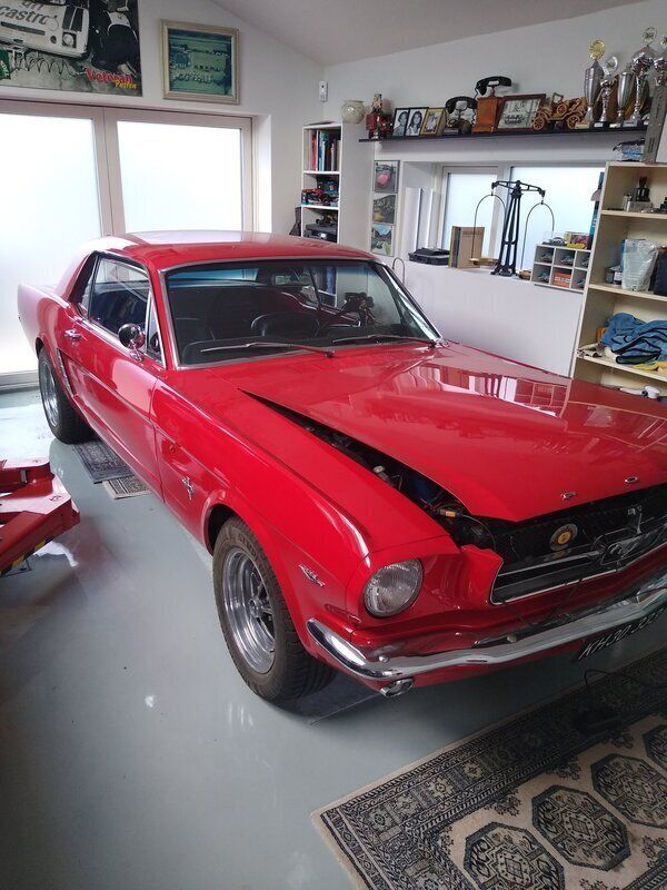 Brugt Ford Mustang Convertible 200 HK (147 kW) 1965 Rød Cabriolet