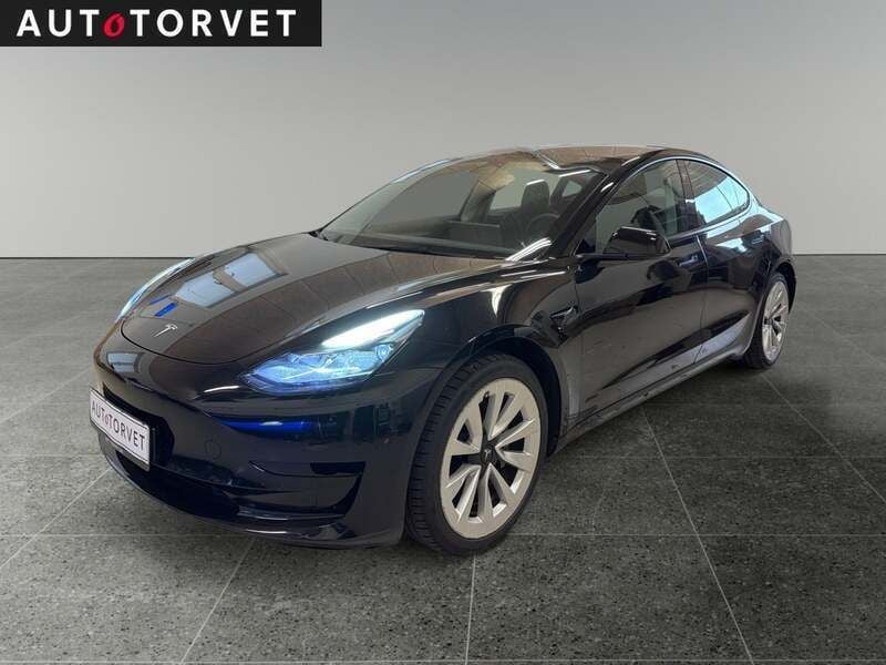 Sort Brugt 2023 Tesla Model 3 Sedan | 137.700 kr. (Super pris) - Billede 1/4