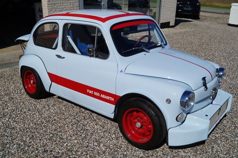 Hvid Brugt 1958 Fiat 600 Abarth | 199.900 kr. - Billede 1/4