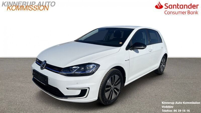 Hvid Brugt 2019 VW e-Golf Hatchback | 109.900 kr. (God pris) - Billede 1/4