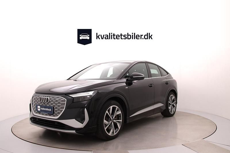 Grå Brugt 2022 Audi Q4 Sportback e-tron S-Line SUV | 249.900 kr. (God pris) - Billede 1/4