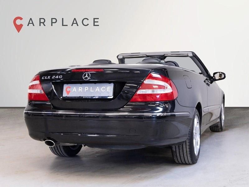 Brugt Mercedes CLK240 Elegance 170 HK (125 kW) 2003 Sortmetal Cabriolet