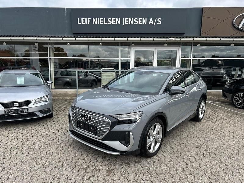 Gråmetal Brugt 2024 Audi Q4 Sportback e-tron S-Line SUV | 349.900 kr. (Fair pris) - Billede 1/1