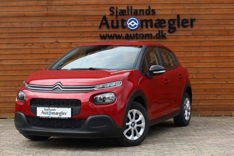 Mørkrødmetal Brugt 2020 Citroën C3 PureTech Hatchback | 90.000 kr. (Fair pris) - Billede 1/4