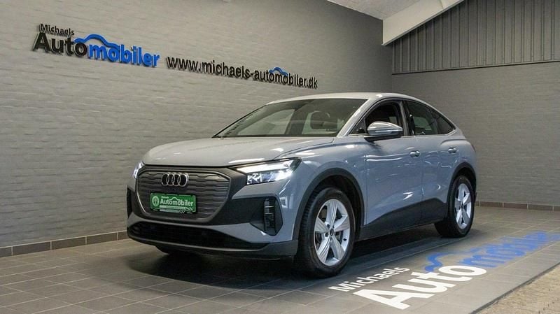 Grå Brugt 2023 Audi Q4 Sportback e-tron Comfort SUV | 269.900 kr. (Super pris) - Billede 1/4