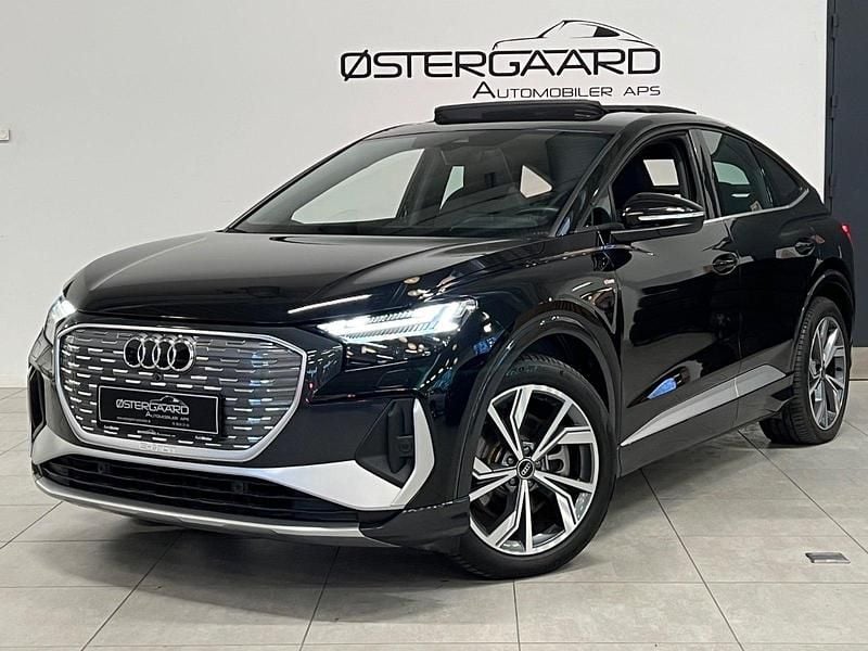 Sortmetal Brugt 2024 Audi Q4 Sportback e-tron S-Line SUV | 359.700 kr. (Fair pris) - Billede 1/4
