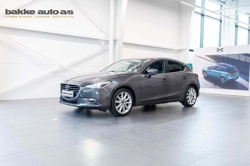 Brunmetal Brugt 2017 Mazda 3 Optimum Hatchback | 149.900 kr. (Dyr) - Billede 1/4