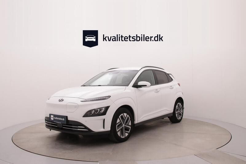 Hvid Brugt 2022 Hyundai Kona Advanced SUV | 174.900 kr. (God pris) - Billede 1/4