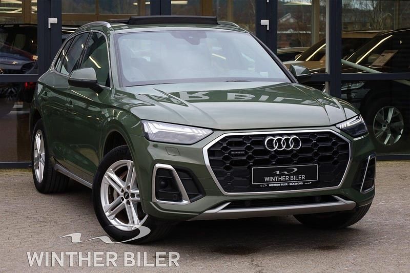 Grønmetal Brugt 2021 Audi Q5 S-Line SUV | 269.900 kr. - Billede 1/4