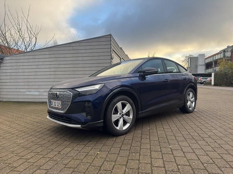 Blå Brugt 2021 Audi Q4 Sportback e-tron SUV | 234.900 kr. (Super pris) - Billede 1/4