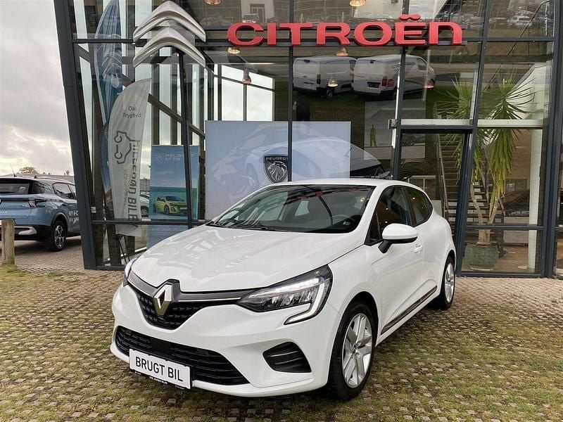 Hvid Brugt 2020 Renault Clio V Zen Hatchback | 124.900 kr. (Fair pris) - Billede 1/4