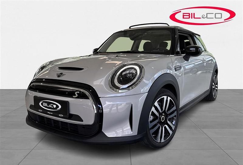 White silver Brugt 2022 Mini Cooper SE Hatchback | 159.900 kr. (Fair pris) - Billede 1/4