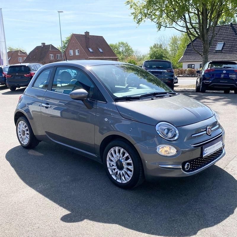 Gråmetal Brugt 2021 Fiat 500 Dolcevita | 129.900 kr. (Fair pris) - Billede 1/4