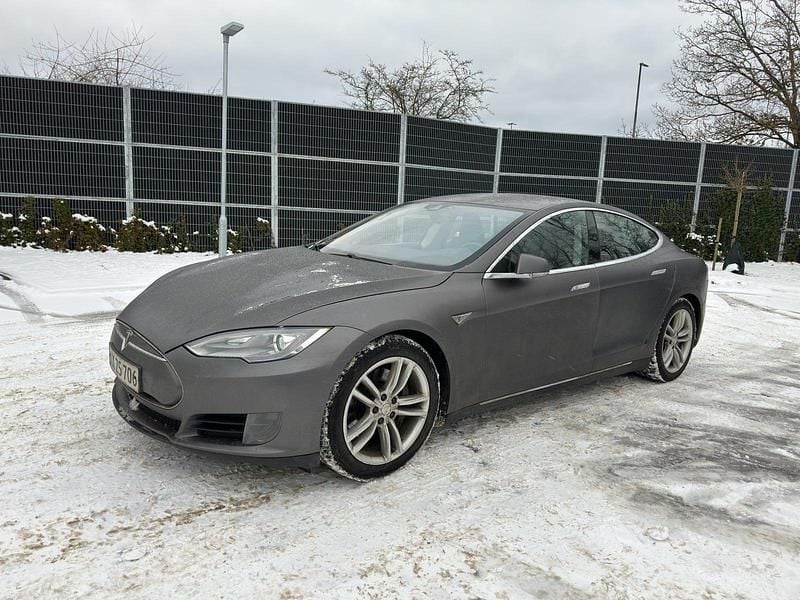 Gråmetal Brugt 2015 Tesla Model S Hatchback | 109.821 kr. (God pris) - Billede 1/4