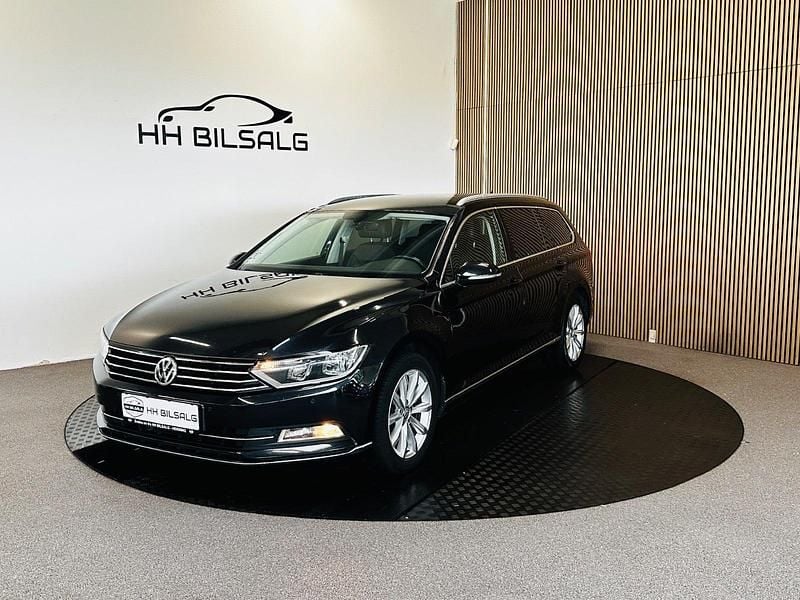 Sort Brugt 2017 VW Passat Highline Stationcar | 134.700 kr. (Fair pris) - Billede 1/4