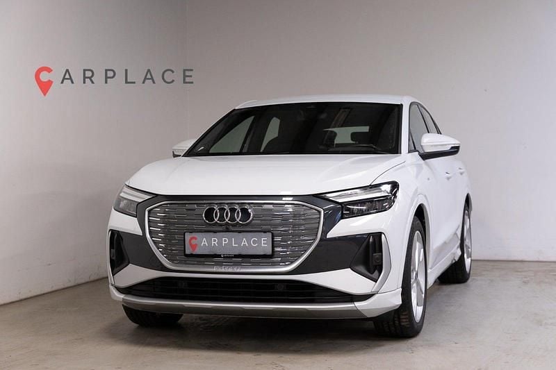 Hvidmetal Brugt 2022 Audi Q4 Sportback e-tron S-Line SUV | 259.900 kr. - Billede 1/4