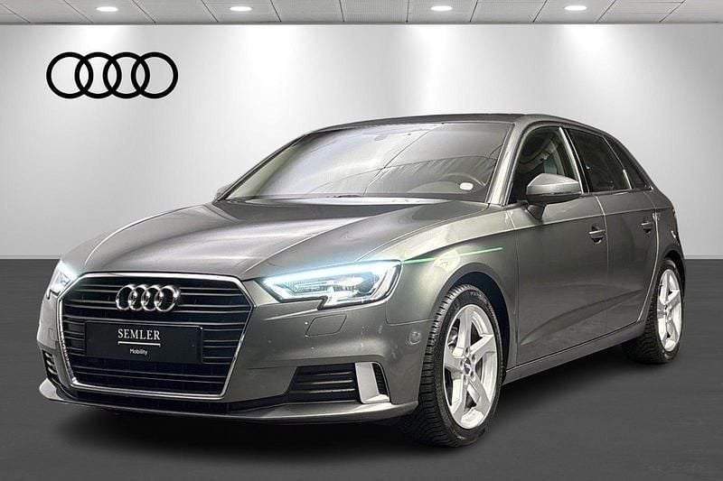 Gråmetal Brugt 2018 Audi A3 Sportback Sport Hatchback | 184.900 kr. (Fair pris) - Billede 1/4