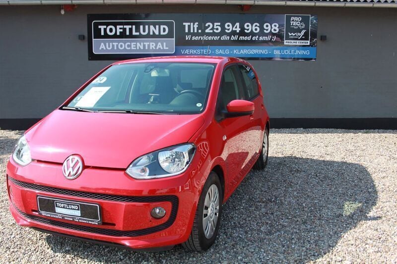 Rød Brugt 2015 VW up! Move Hatchback | 59.900 kr. (Fair pris) - Billede 1/4