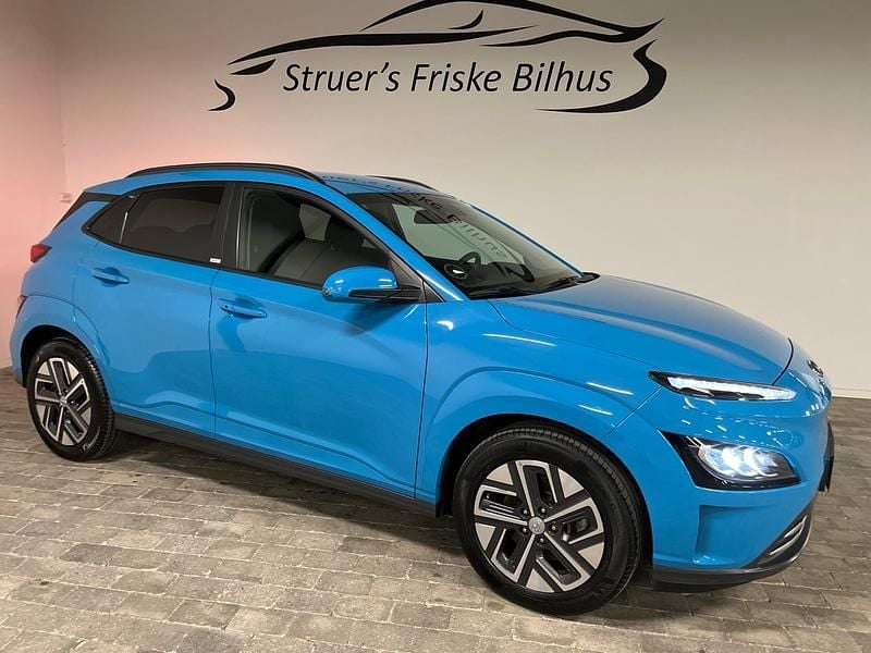 Turkisblåmetal Brugt 2021 Hyundai Kona Trend SUV | 164.900 kr. (Fair pris) - Billede 1/4
