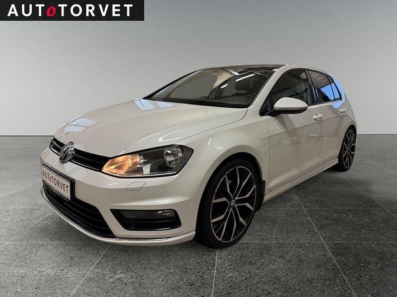 Hvid Brugt 2015 VW Golf VII R-line Hatchback | 69.700 kr. - Billede 1/4