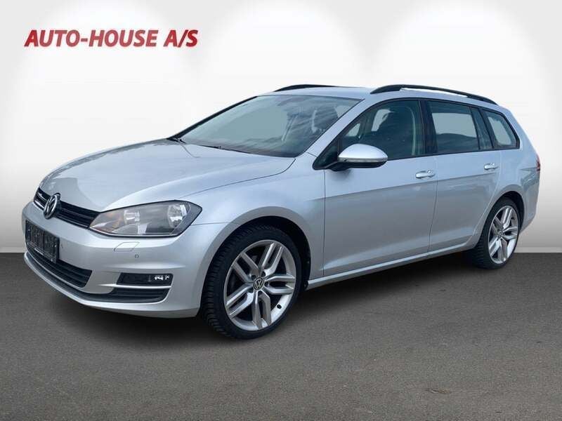 Sølvmetal Brugt 2013 VW Golf VII Comfortline Stationcar | 110.000 kr. (Super pris) - Billede 1/4