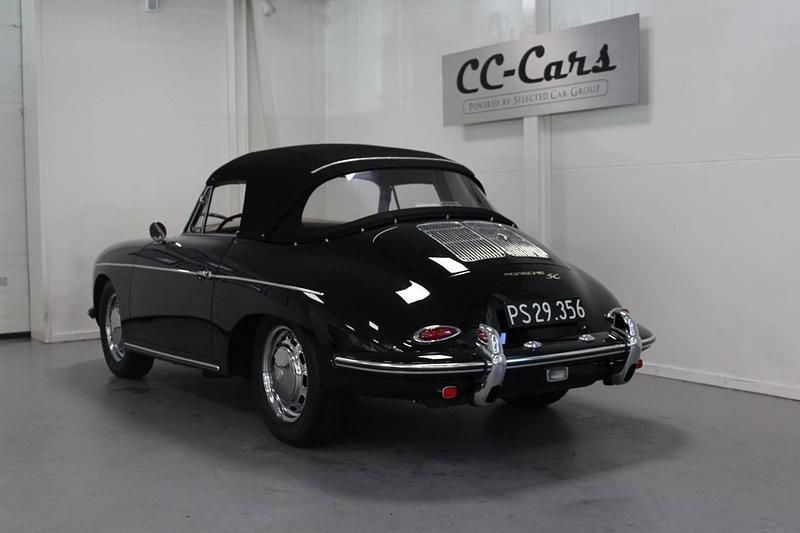 Brugt Porsche 356 1965 Sort Cabriolet