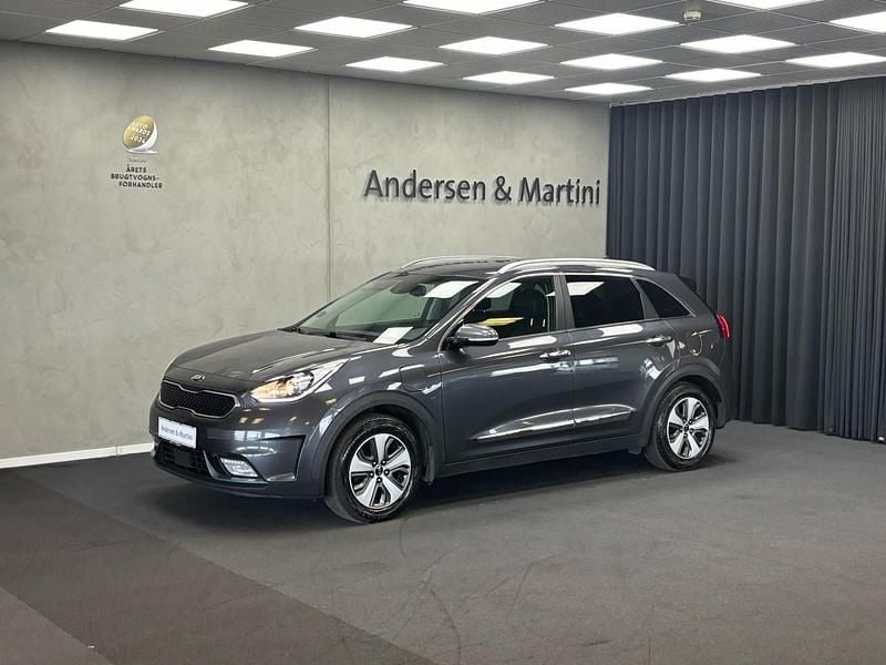 Farve: gråmetal Brugt 2019 Kia Niro Comfort SUV | 144.900 kr. (God pris) - Billede 1/4