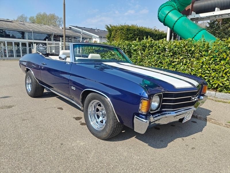 Blå Brugt 1972 Chevrolet Chevelle Cabriolet | 350.000 kr. - Billede 1/4