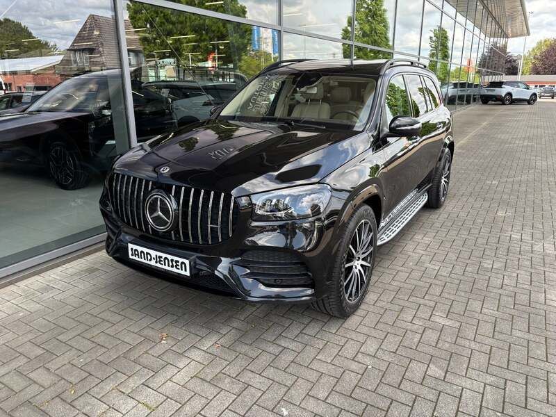 Sortmetal Brugt 2020 Mercedes GLS400 AMG line SUV | 8.354 kr. - Billede 1/4
