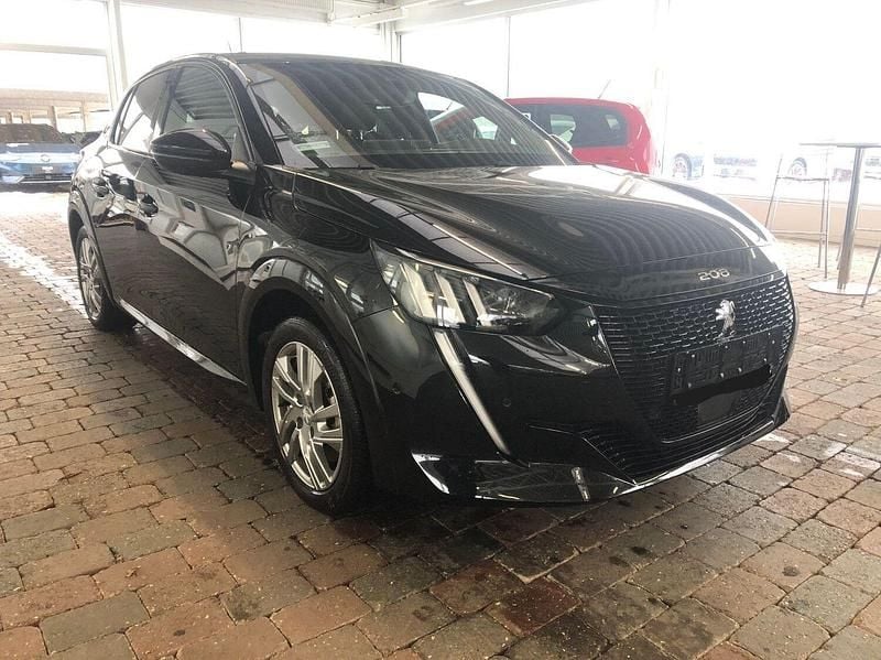Brugt Peugeot e-208 GT-line 100 kW (136 HK) 2021 Sortmetal Hatchback