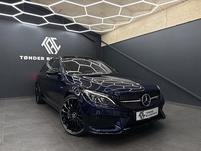 Mørkblåmetal Brugt 2017 Mercedes C43 AMG AMG Stationcar | 499.500 kr. - Billede 1/4