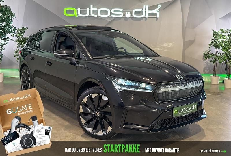 Sortmetal Brugt 2021 Skoda Enyaq iV SportLine SUV | 279.000 kr. (Dyr) - Billede 1/3
