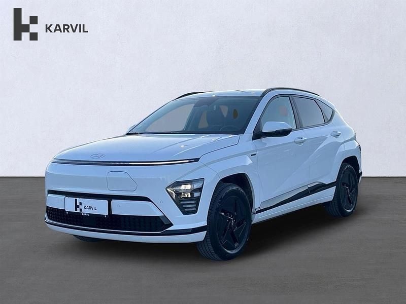 Hvid Ny 2026 Hyundai Kona Blackline SUV | 264.900 kr. (Fair pris) - Billede 1/4