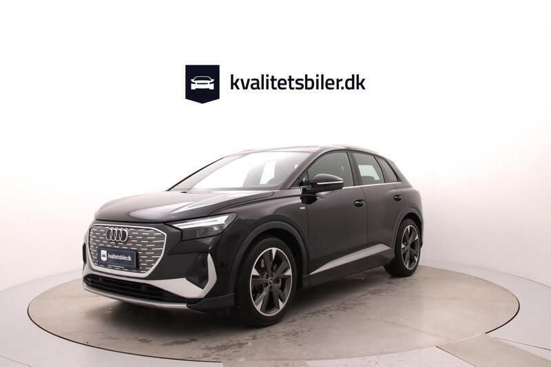 Sortmetal Brugt 2022 Audi Q4 e-tron S-Line SUV | 319.900 kr. (Super pris) - Billede 1/4
