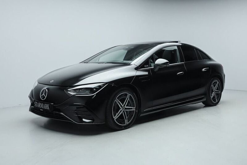 Sortmetal Brugt 2022 Mercedes EQE350 AMG line Sedan | 439.900 kr. (Super pris) - Billede 1/4