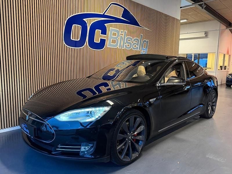 Sort Brugt 2015 Tesla Model S Hatchback | 239.900 kr. (Super pris) - Billede 1/4