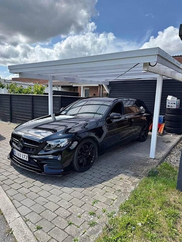 Brugt Mercedes E220 AMG line 194 HK (142 kW) 2017 Sort Stationcar