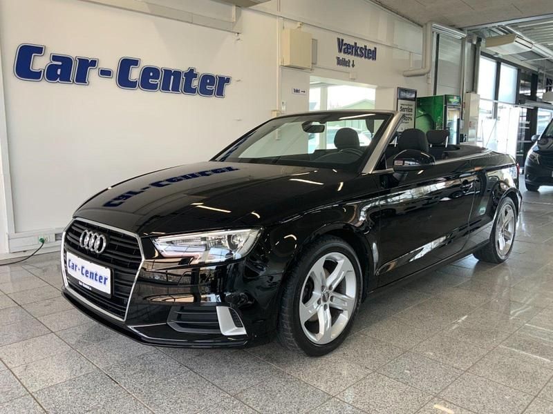 Sort Brugt 2017 Audi A3 Cabriolet Sport Cabriolet | 3.495 kr. - Billede 1/4