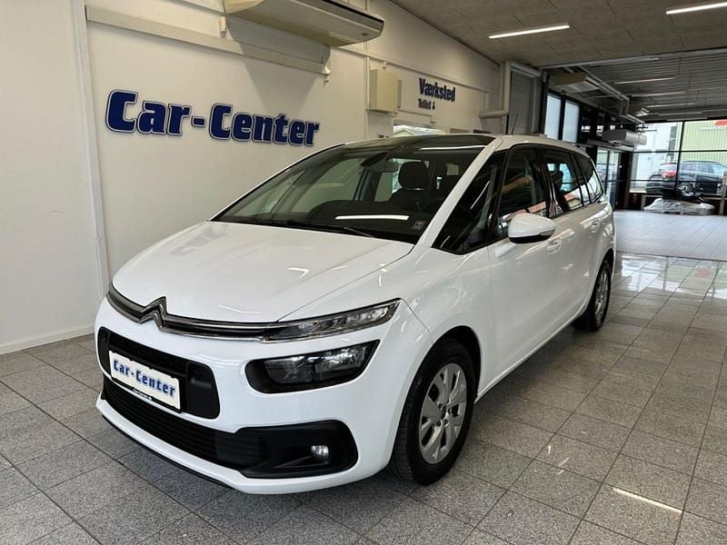 Hvid Brugt 2019 Citroën C4 SpaceTourer Intensive+ MPV | 174.900 kr. (Lidt for dyr) - Billede 1/4