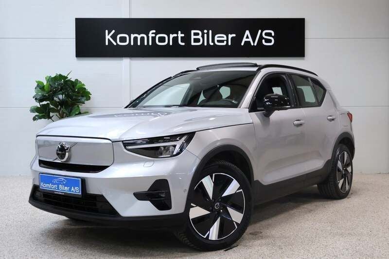 Sølvmetal Brugt 2024 Volvo XC40 Ultimate SUV | 339.900 kr. (Super pris) - Billede 1/4