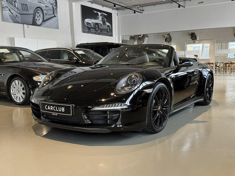 Sort Brugt 2014 Porsche 911 Carrera 4S Cabriolet Cabriolet | 550.000 kr. - Billede 1/4