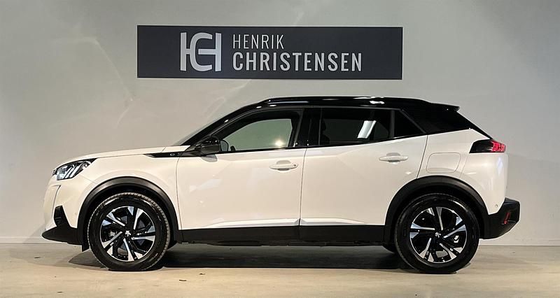 Brugt Peugeot e-2008 GT 100 kW (136 HK) 2022 Hvidmetal SUV