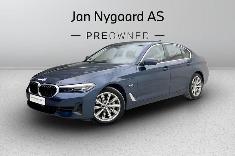 Brugt BMW 530e Sport Line 292 HK (214 kW) 2022 Blåmetal Sedan
