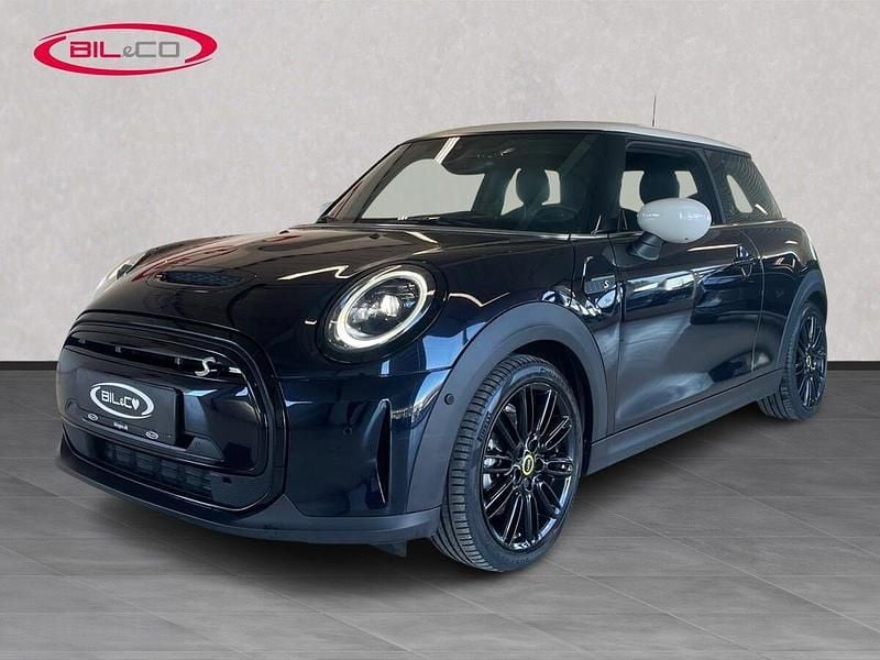 Blå/hvid Brugt 2022 Mini Cooper SE Hatchback | 164.900 kr. (Lidt for dyr) - Billede 1/4