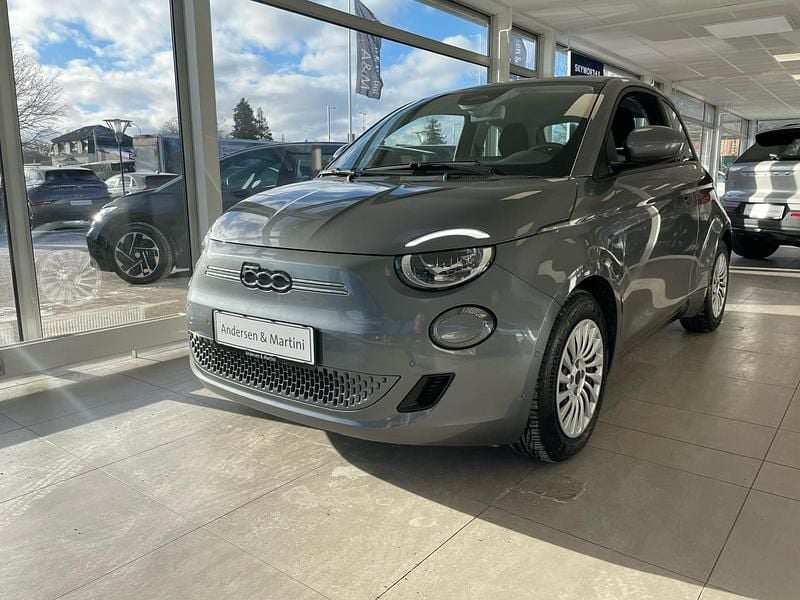 Grå Brugt 2023 Fiat 500e Comfort Hatchback | 99.800 kr. (Fair pris) - Billede 1/4